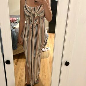 Striped Maxi Dress